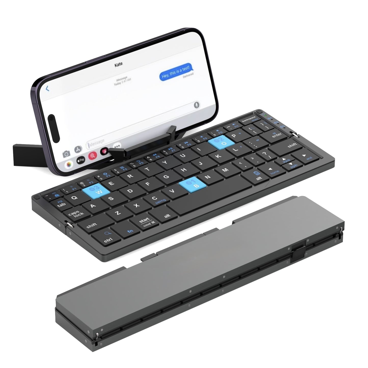 Mini Folding Bluetooth Keyboard