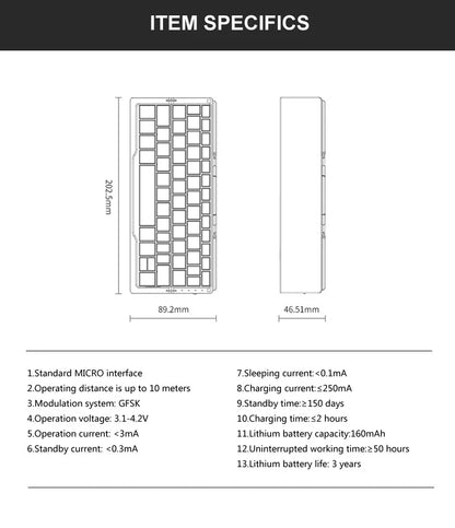 Mini Folding Bluetooth Keyboard